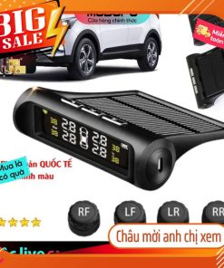 🚗🚗Cảm Biến Áp Suất Lốp Ô Tô Hình LED Cao Cấp - Bộ Áp Suất Lốp Xe Ô Tô - Áp Suất Van Ngoài